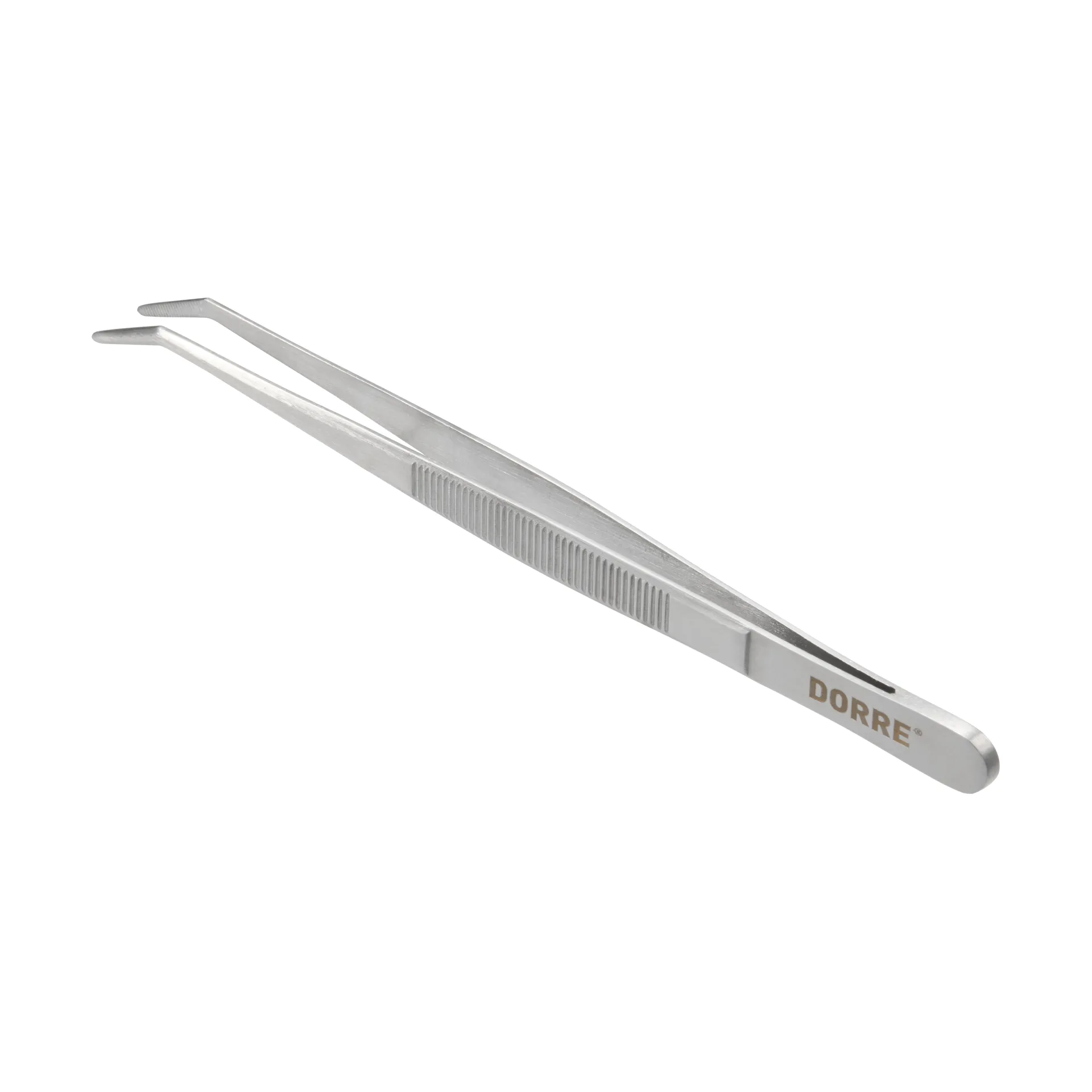 Maci matpincett, Rostfritt stål, böjd, 16 cm Dorre