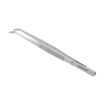 Maci matpincett - Rostfritt stål, böjd, 16 cm - Dorre