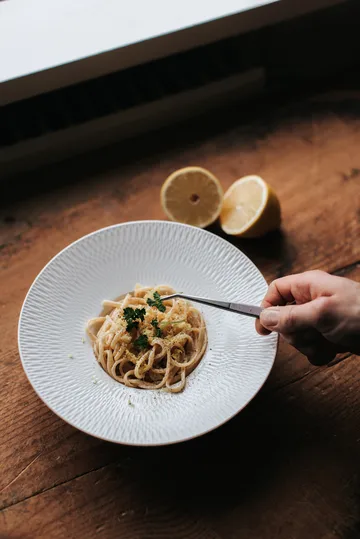 Maci matpincett - Rostfritt stål, böjd, 16 cm - Dorre