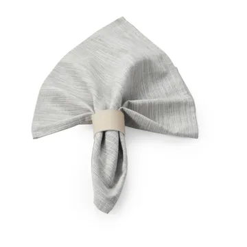 Selah servettring Ø9 cm 4 st - Beige - Dorre