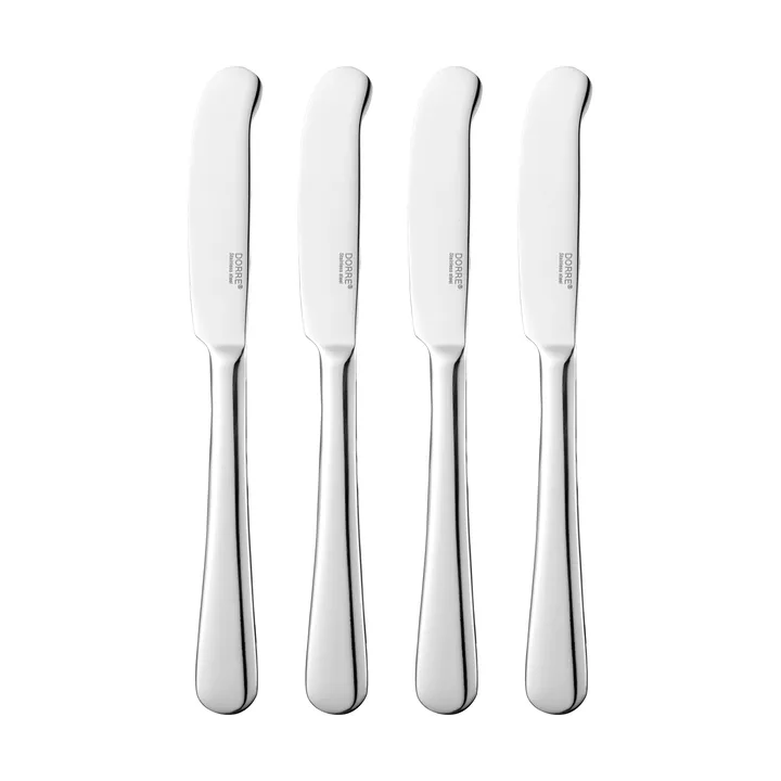 Sheli smörkniv - Rostfritt stål, 4-pack, 16,2 cm - Dorre