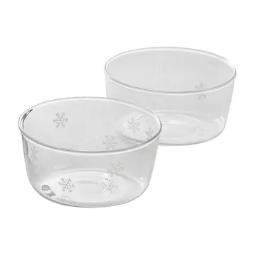 Snöstjärna skål Ø10 cm 2-pack - Glas - Dorre