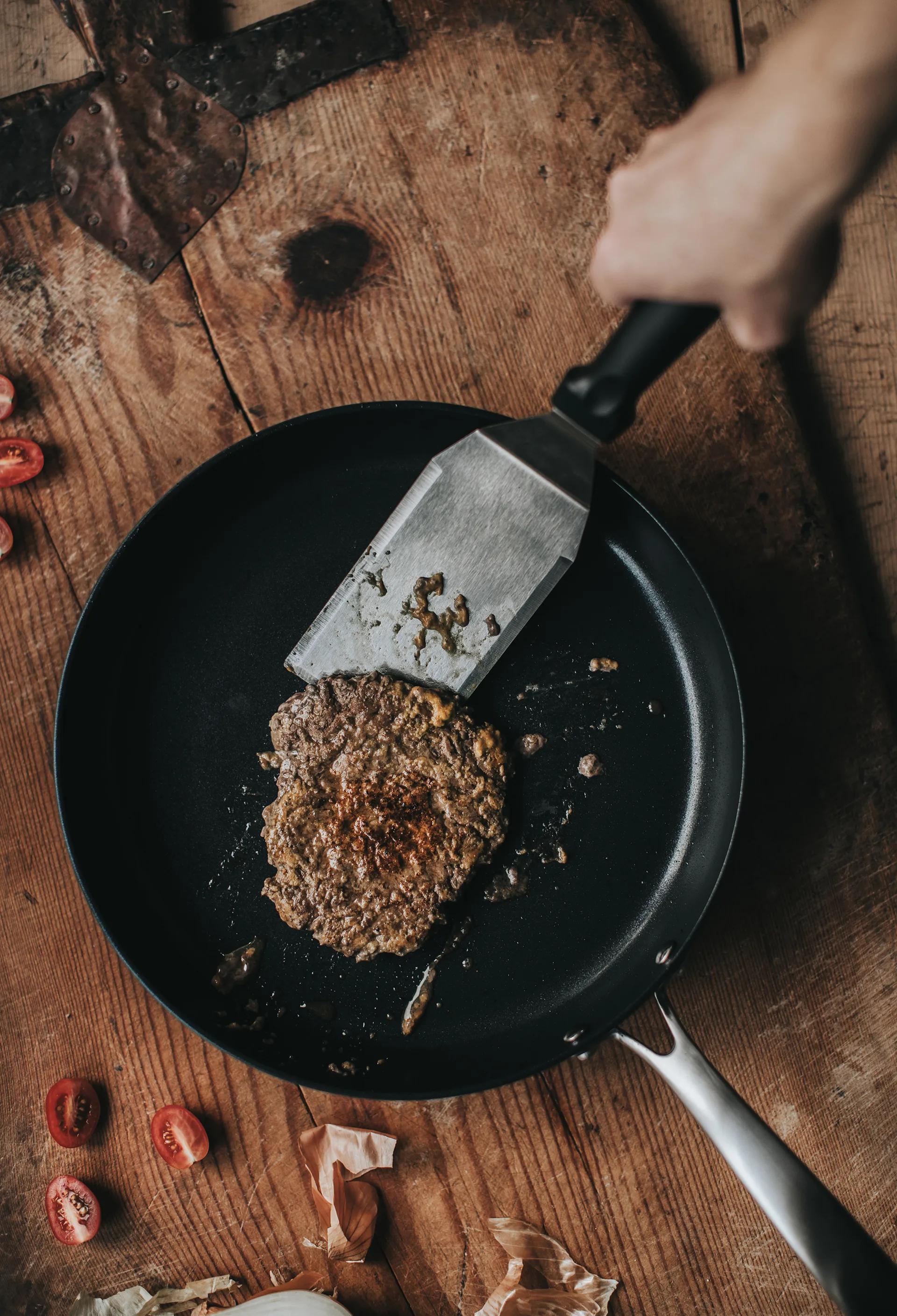 Stella stekspade, Rostfritt stål, plast, 29x7,2x3,3 cm Dorre