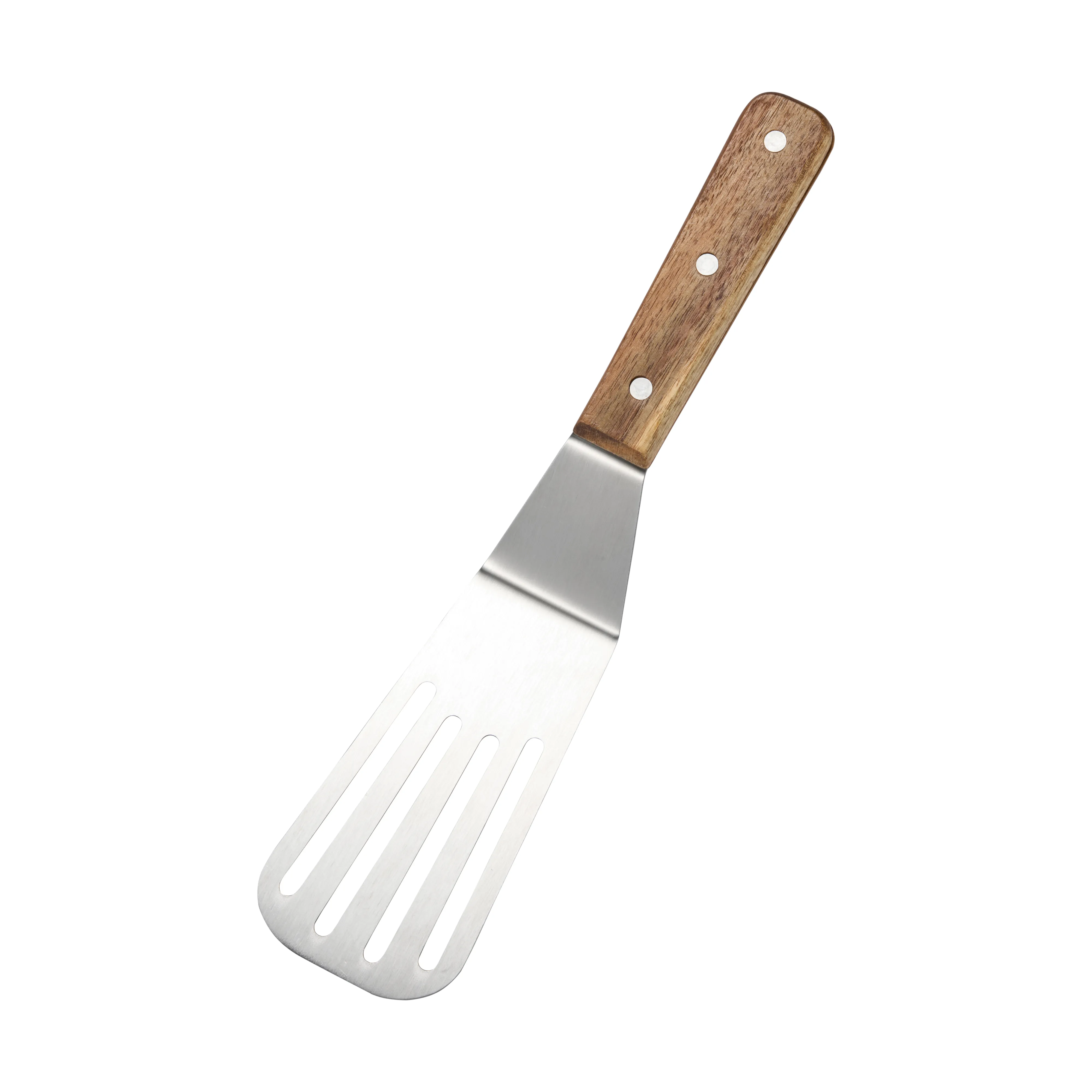 Dorre Steph stekspade slitsad, Rostfritt stål, akaciaträ, 28 cm