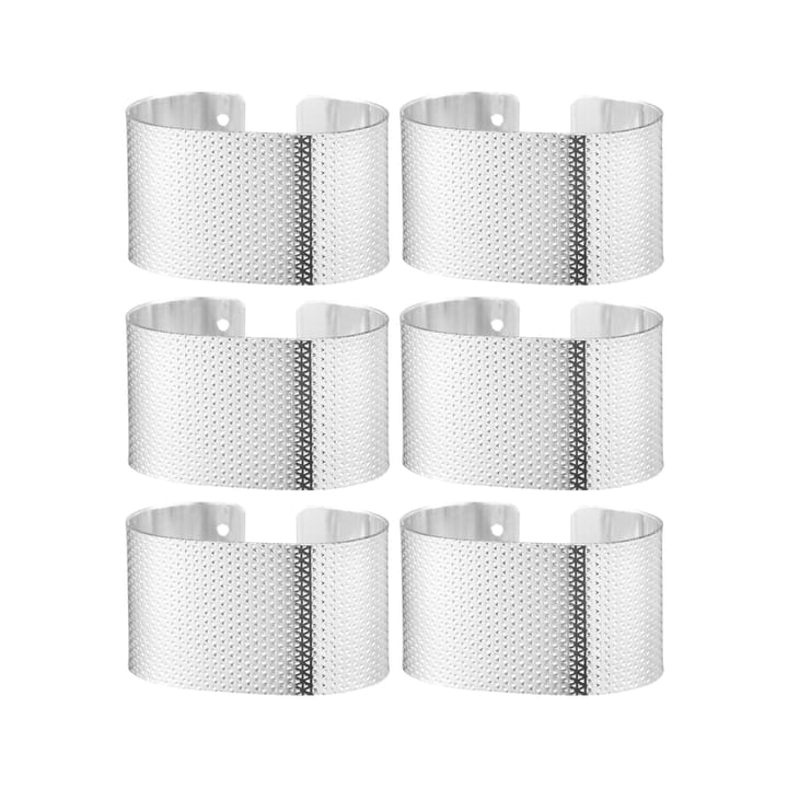 Svea servettringar 6-pack - Silver - Dorre