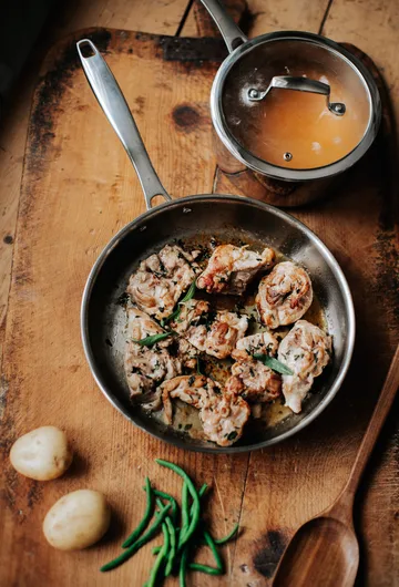 Trivence stekpanna - Rostfritt stål, Ø28 cm - Dorre