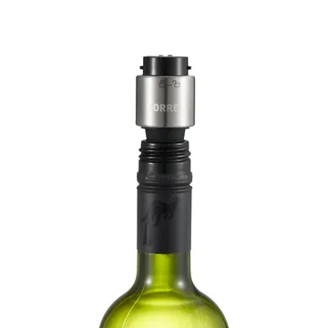 Verne vinluftare & vinförslutare - Svart - Dorre
