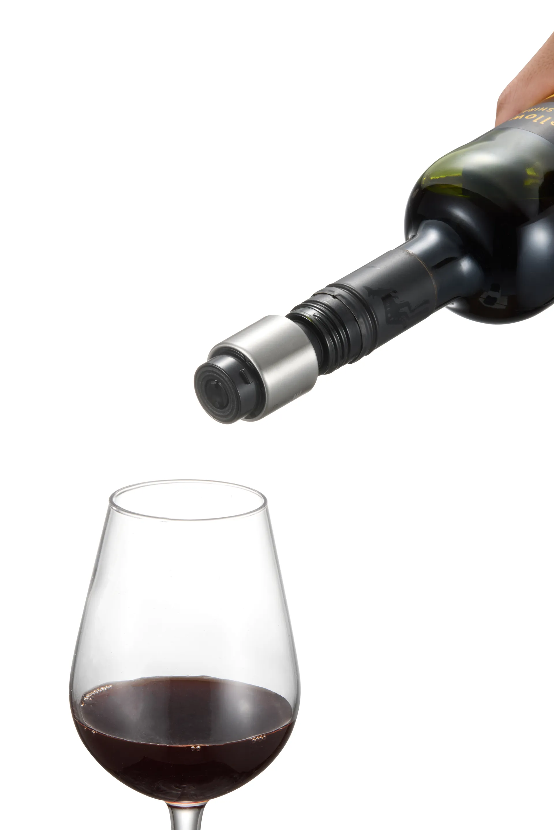 Verne vinluftare & vinförslutare, Svart Dorre