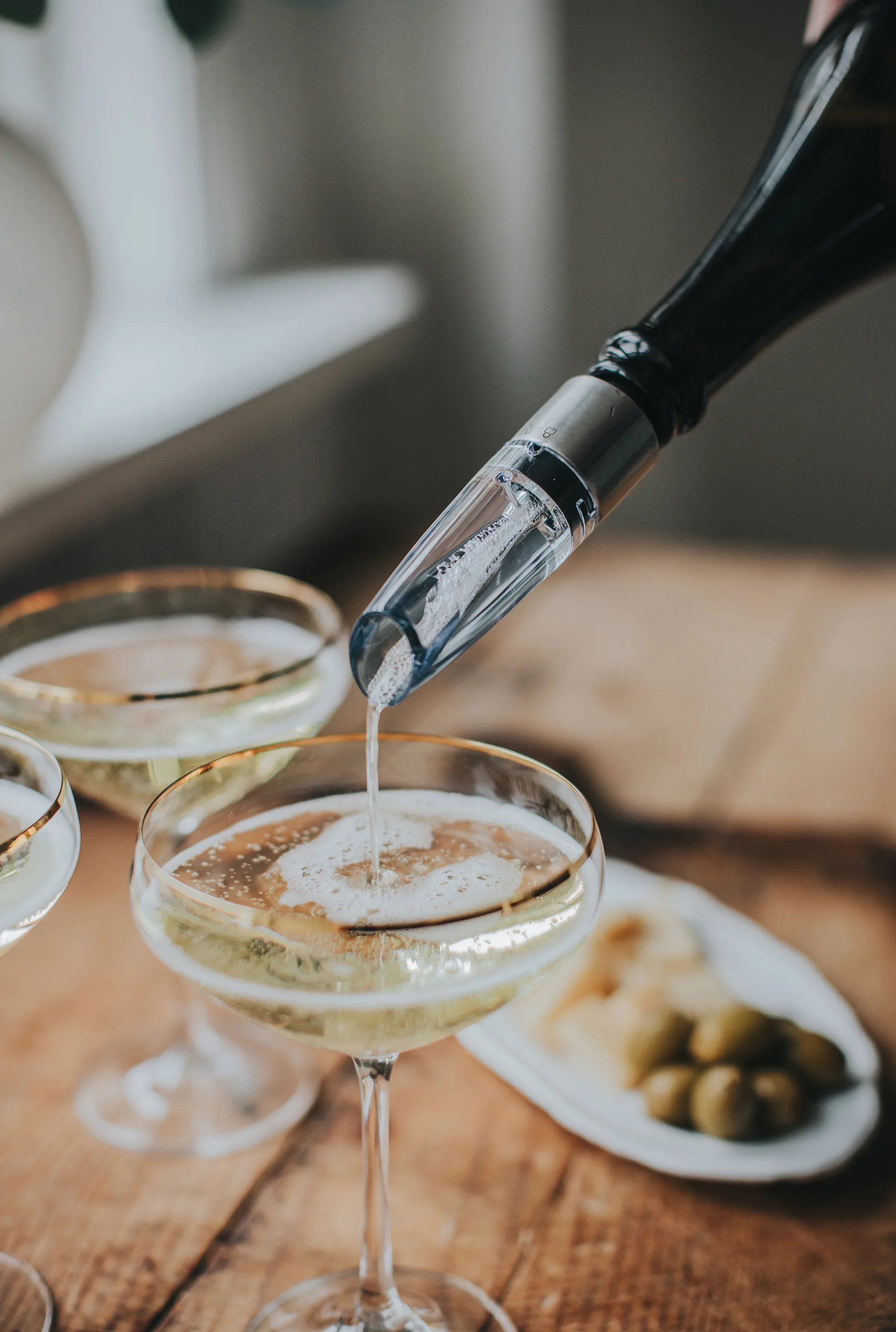 Verne vinluftare & vinförslutare, Svart Dorre