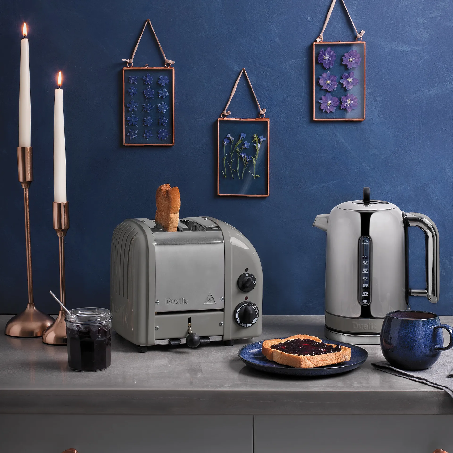 Brödrost Classic 2 Skivor, Grå Dualit