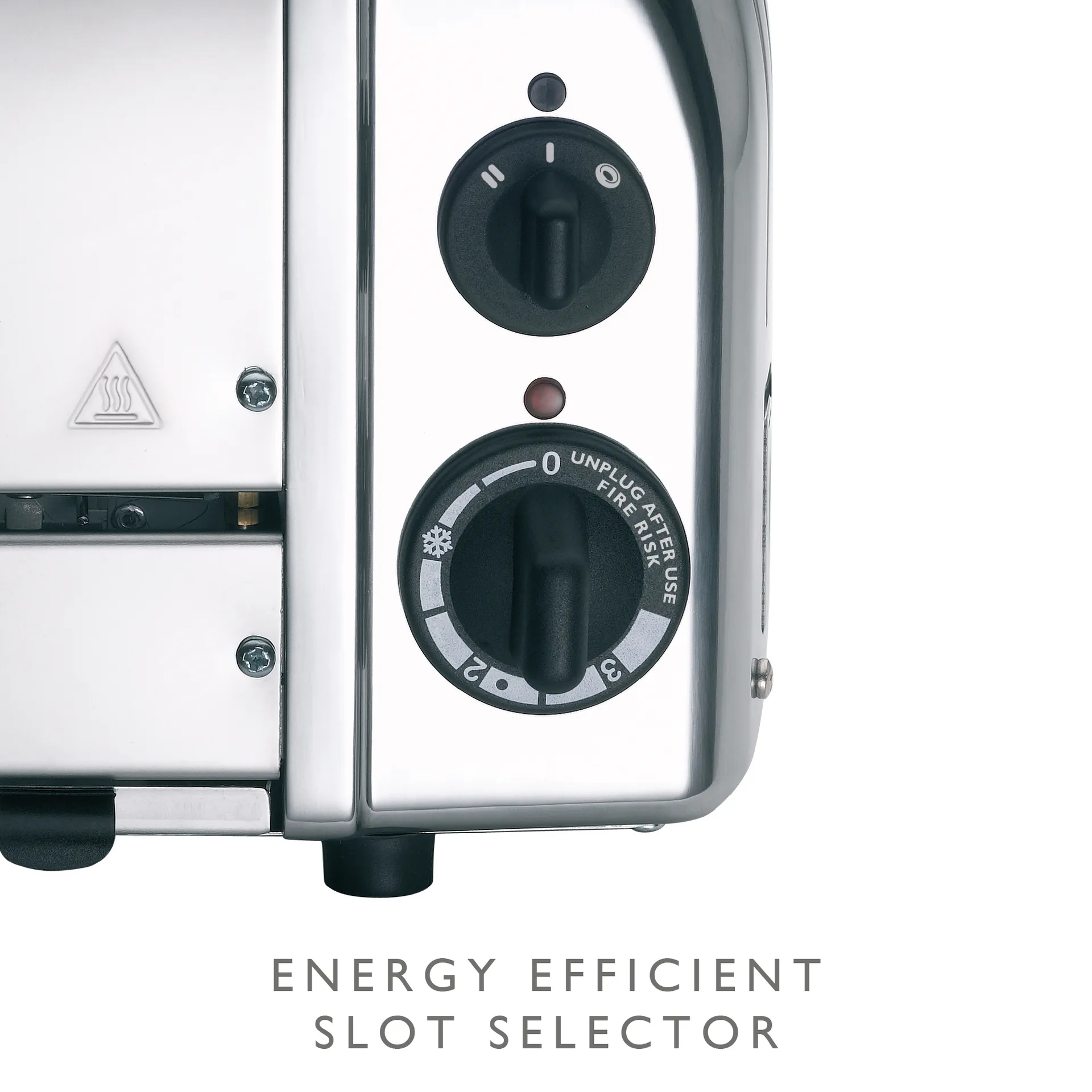 Brödrost Classic 2 Skivor, Rostfri Dualit