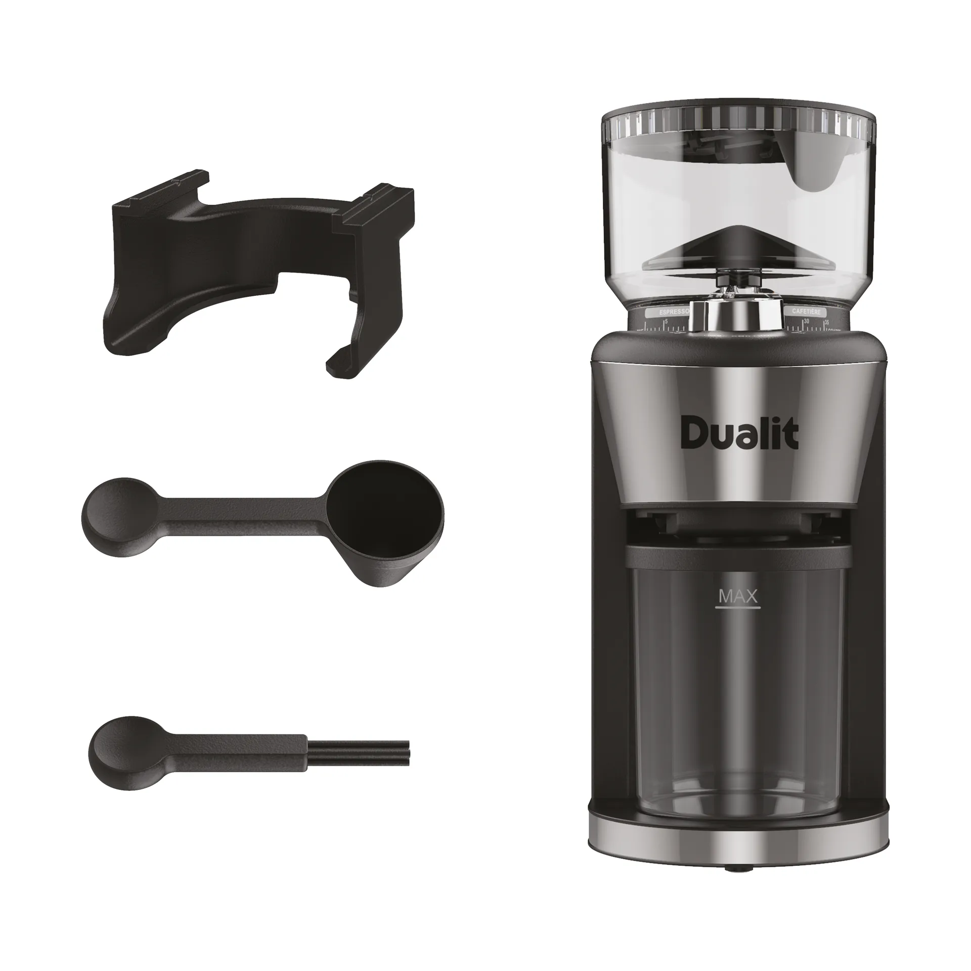 Dualit kaffekvarn 31 cm, Svart Dualit
