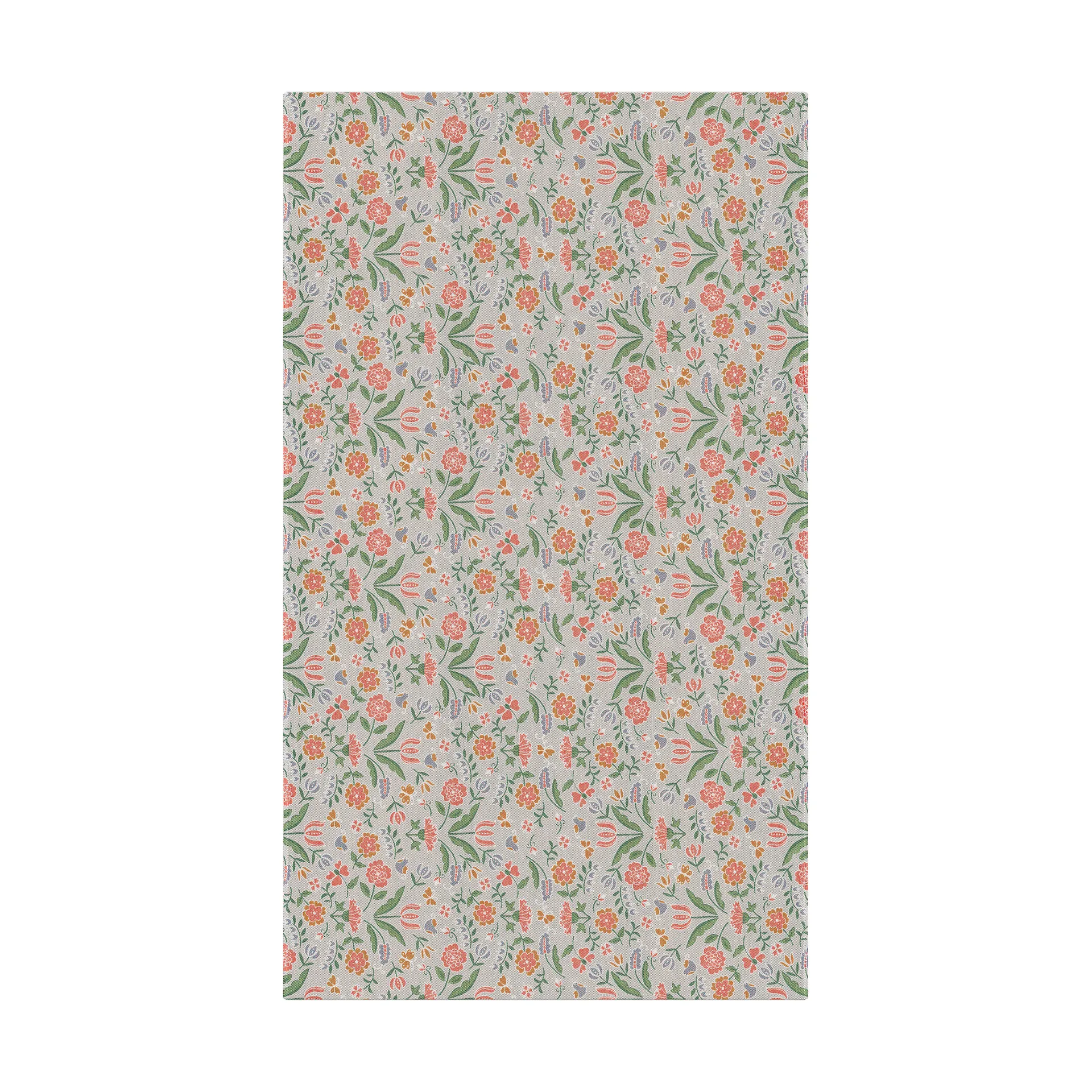 Blomglänta bordsduk 145x250 cm, Multi Ekelund Linneväveri