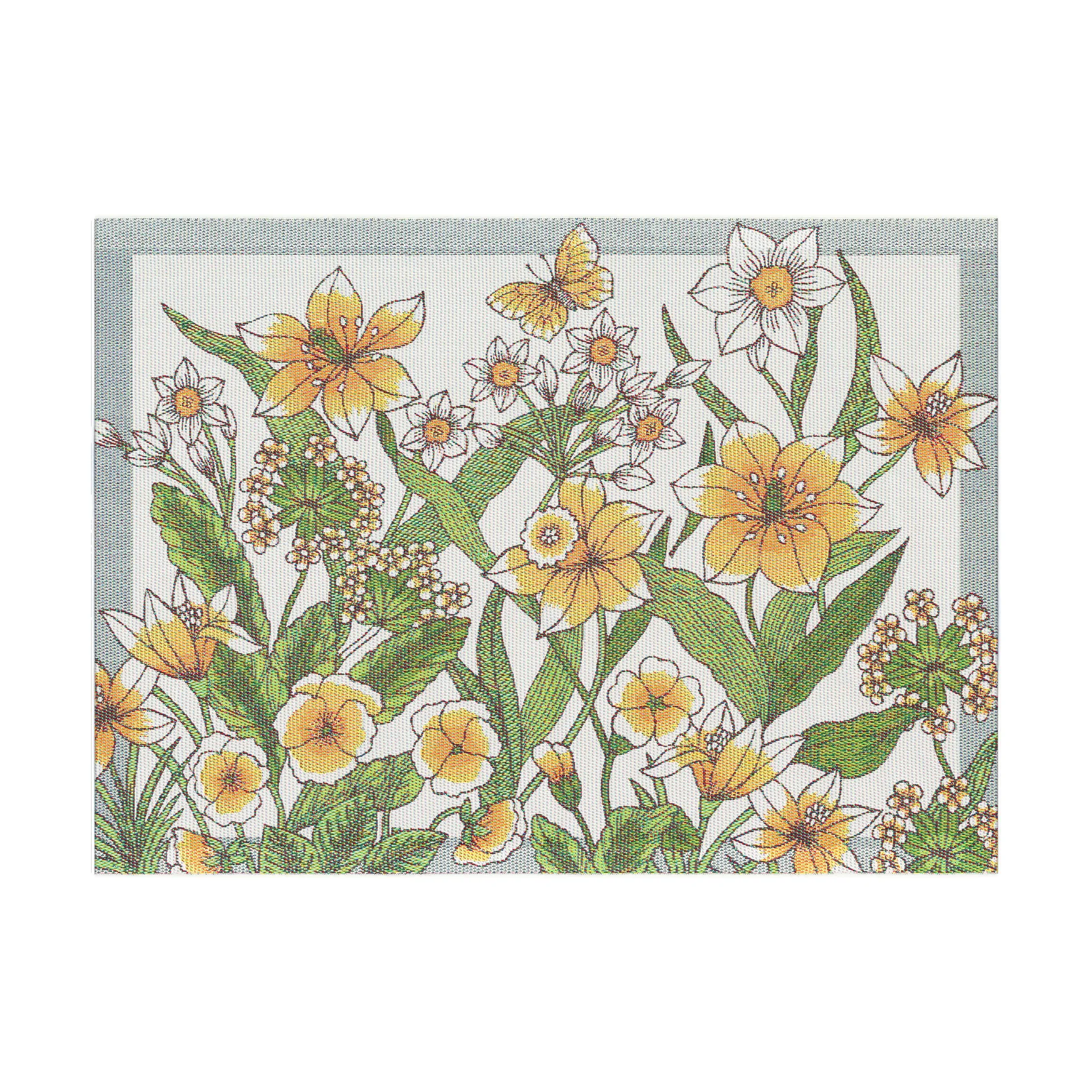 Daffodil bordstablett 35x48 cm, Gul Ekelund Linneväveri