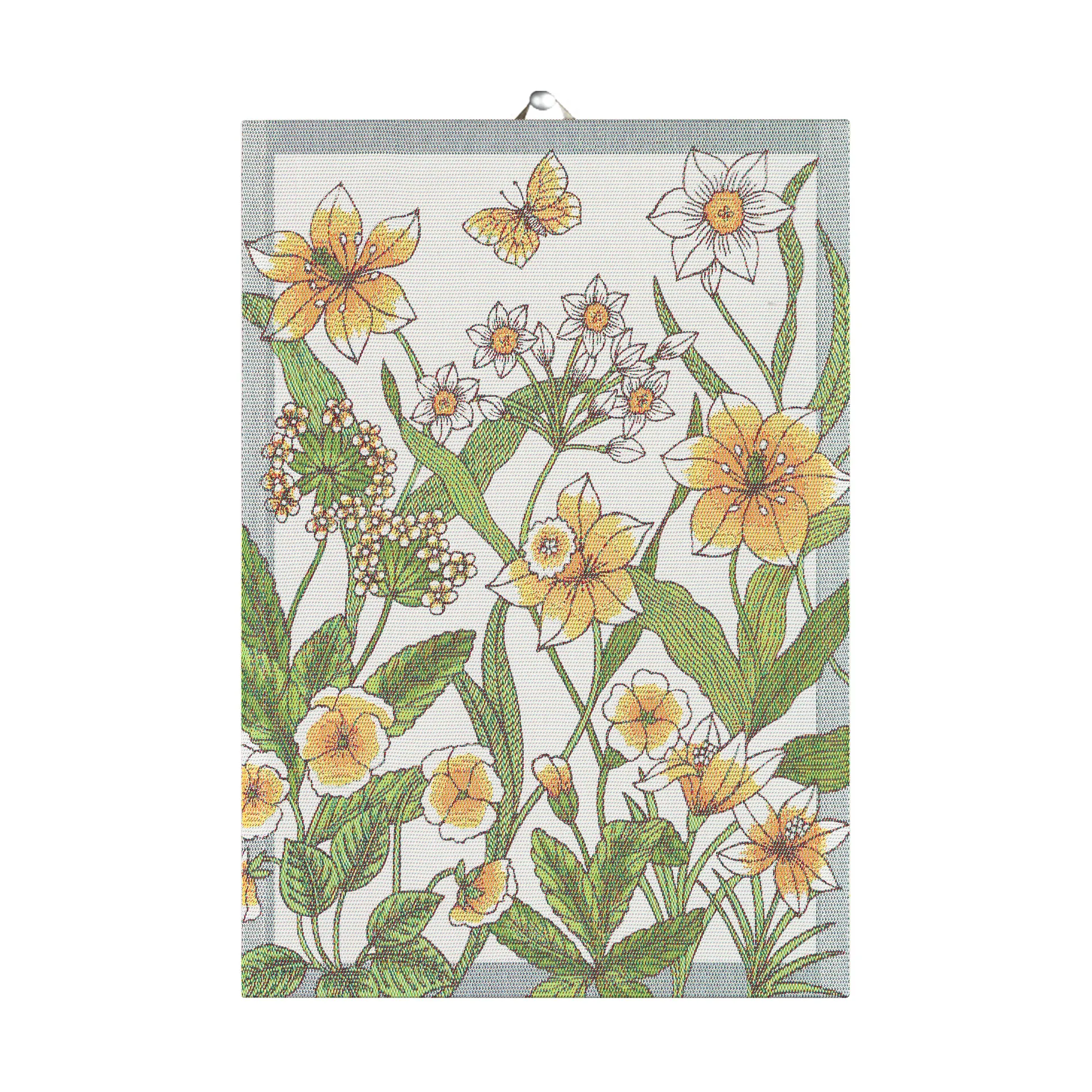 Daffodil kökshandduk 35x50 cm, Gul Ekelund Linneväveri