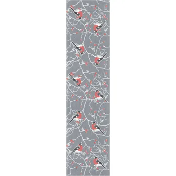 Frostkvist bordslöpare 35x140 cm - Grå - Ekelund Linneväveri