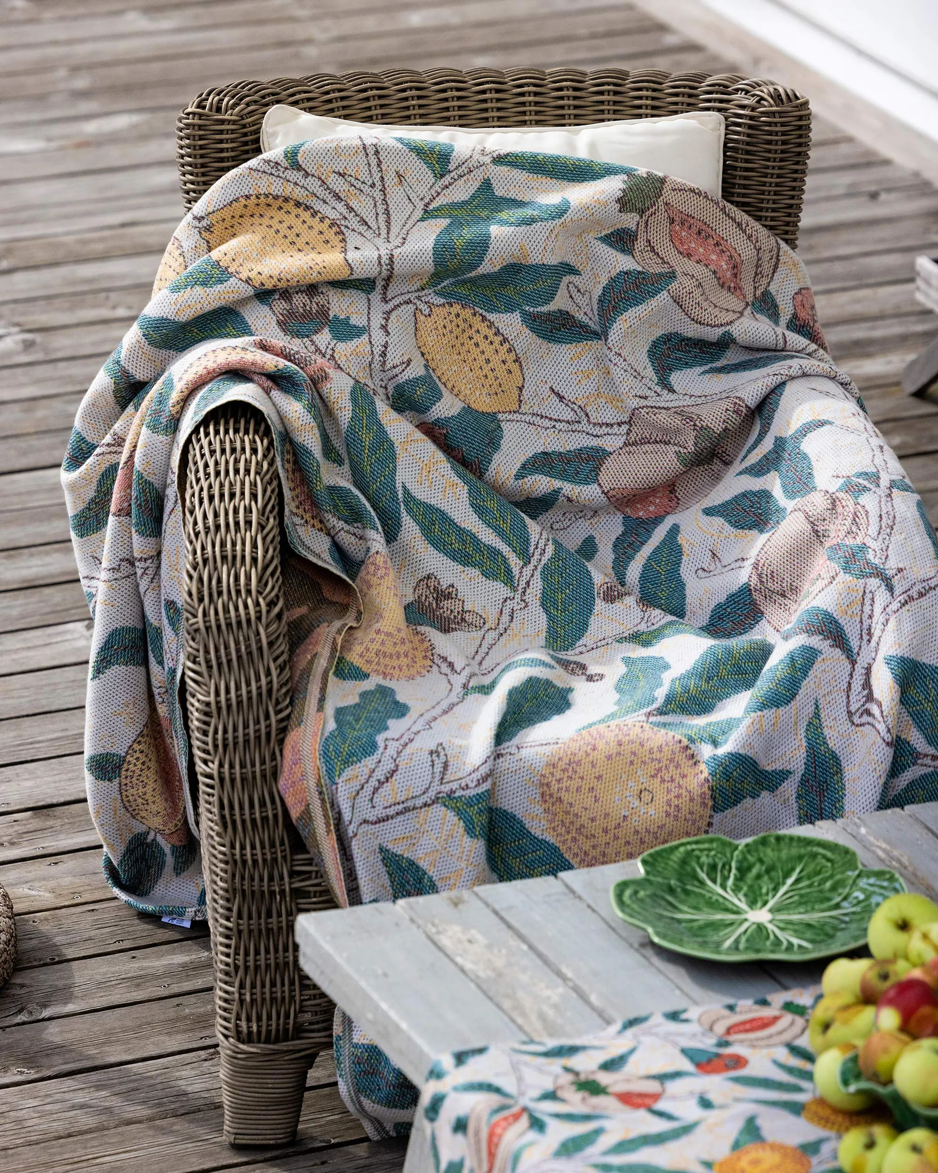 Fruit tygservett 35x35 cm, Multi Ekelund Linneväveri