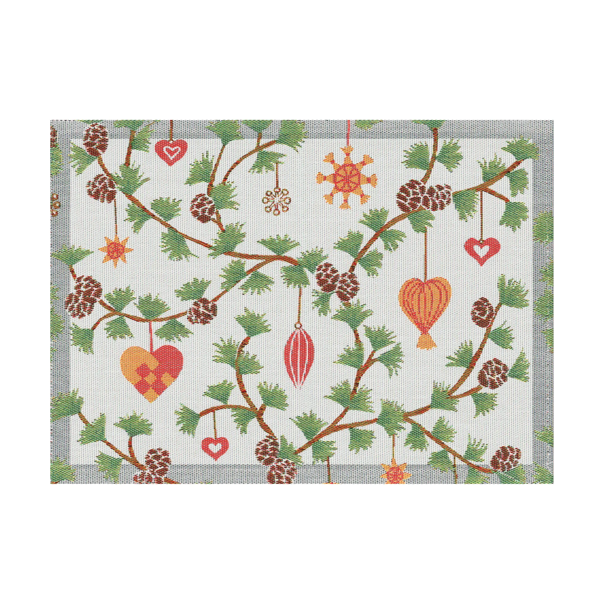 Julefröjd bordstablett 35x48 cm, Multi Ekelund Linneväveri