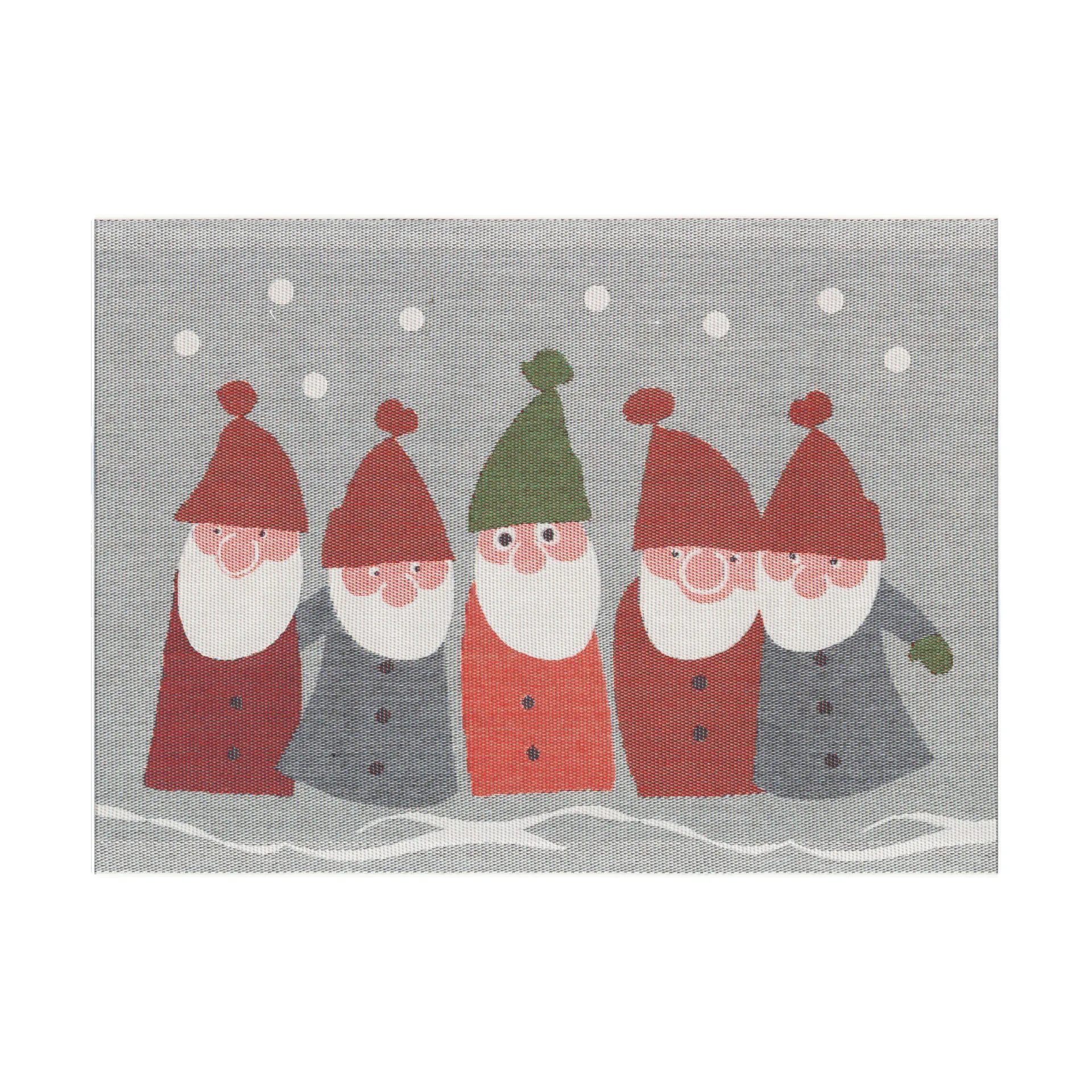 Tomtemöte bordstablett 35x48 cm, Multi Ekelund Linneväveri