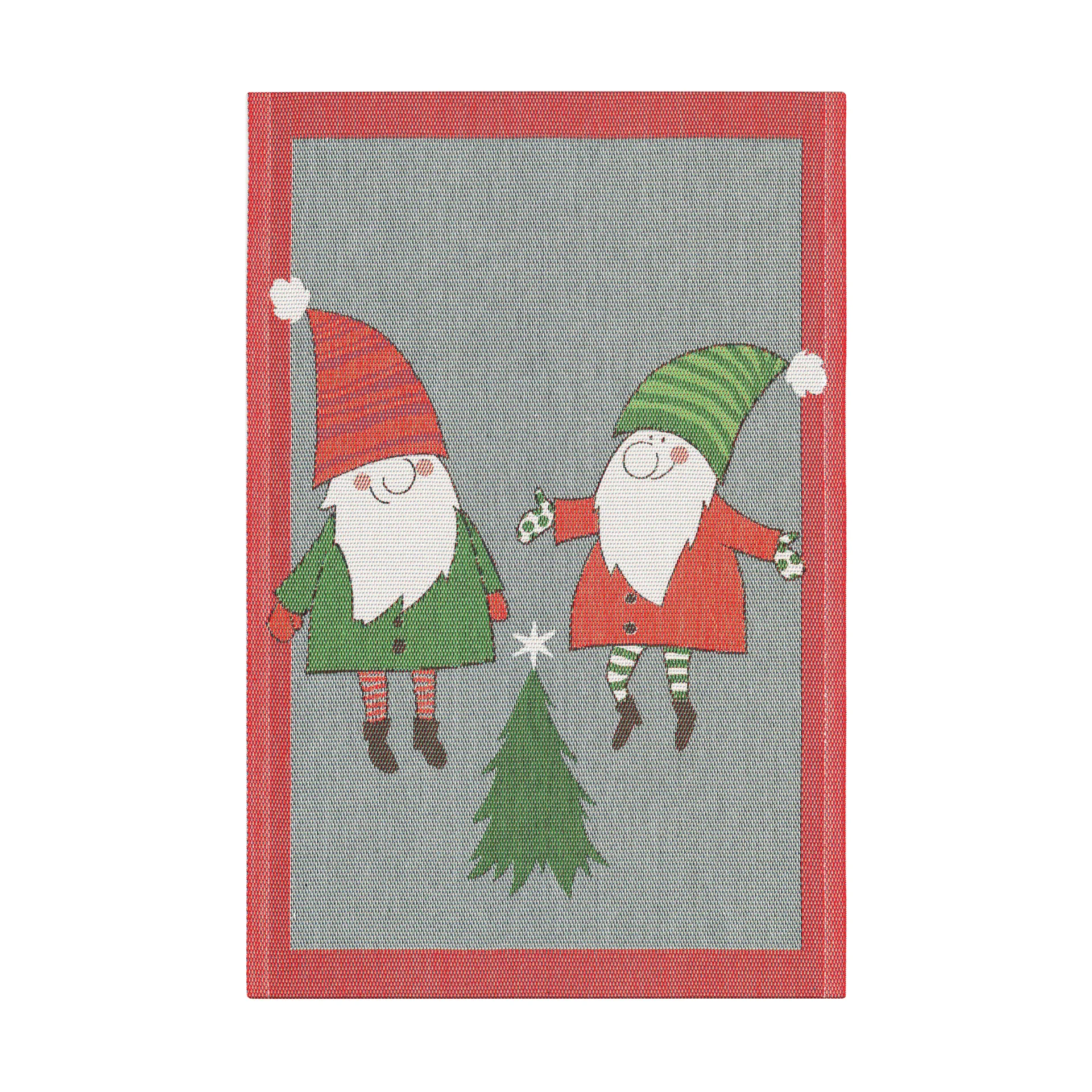 Tomtenissar kökshandduk 40x60 cm, Multi Ekelund Linneväveri