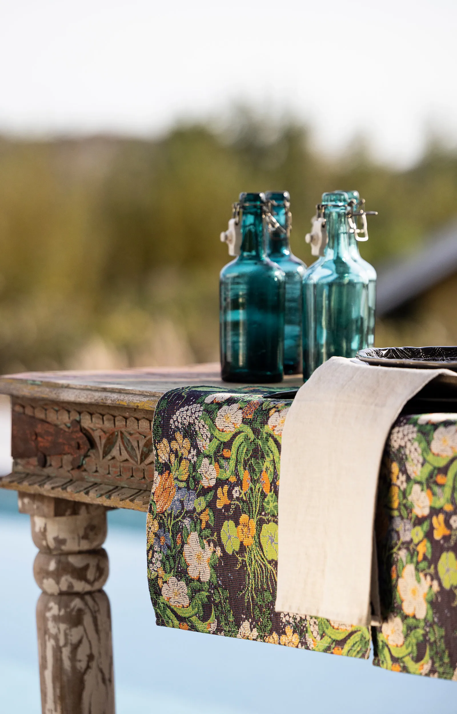 Vägrenen kökshandduk 35x50 cm, Multi Ekelund Linneväveri