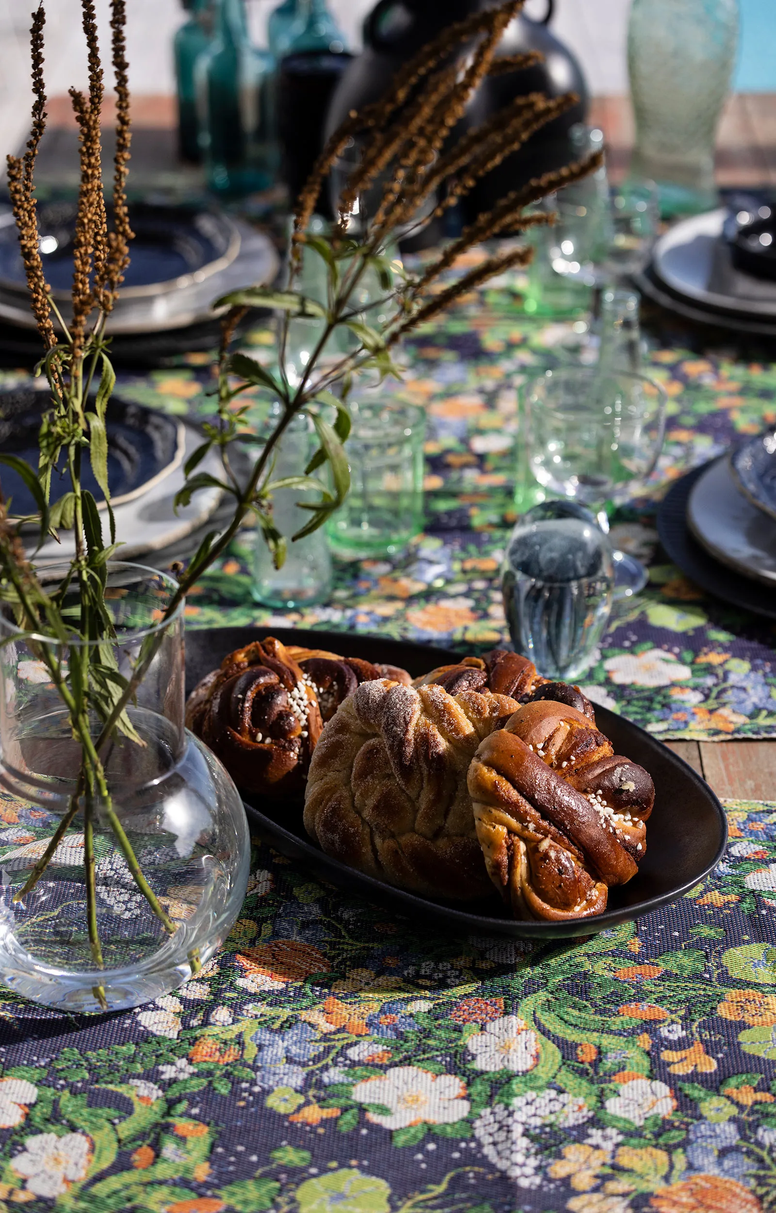 Vägrenen kökshandduk 35x50 cm, Multi Ekelund Linneväveri