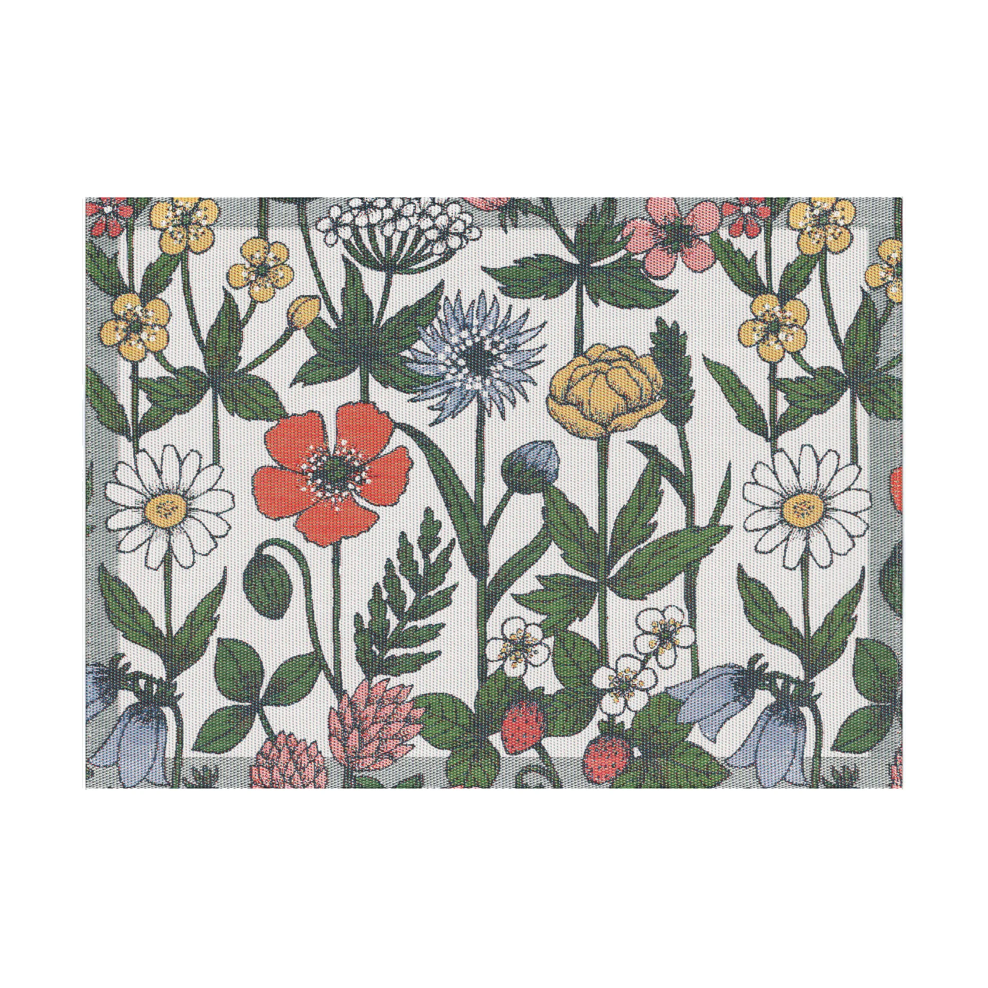 Vildblomster bordstablett 35x48 cm, Multi Ekelund Linneväveri