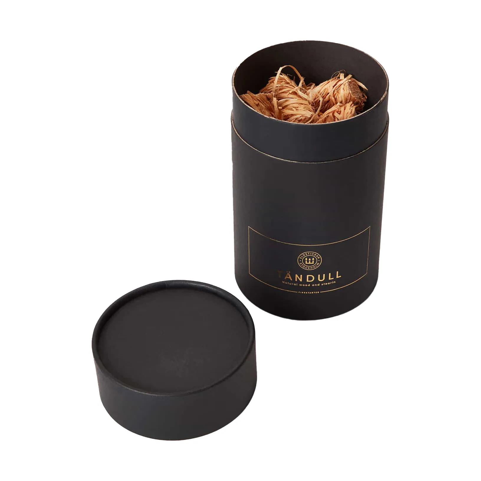 Eldstickan tändull rund, Svart Eldstickan