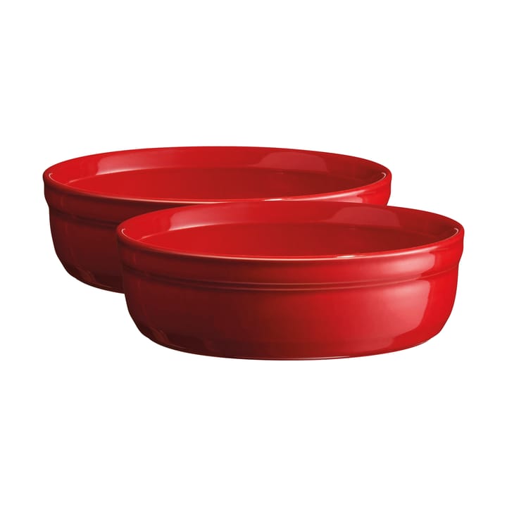 Creme Brulee form 2-pack - Röd - Emile Henry