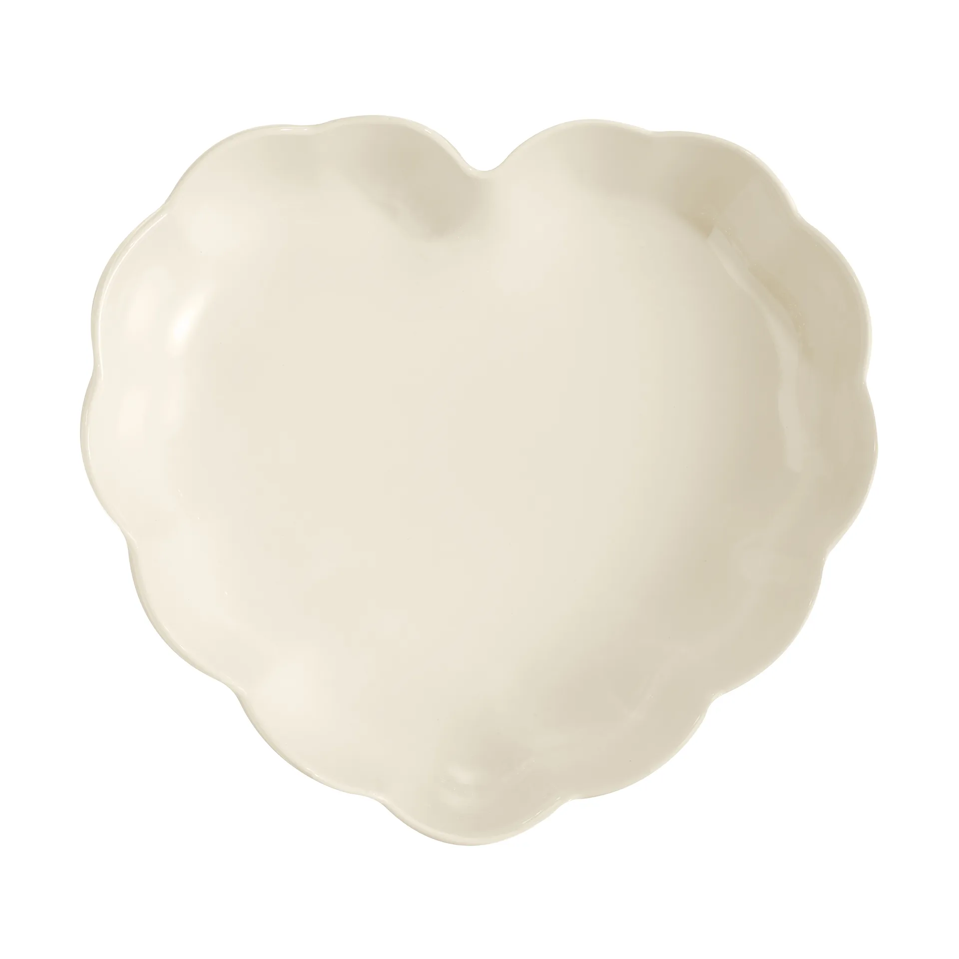 Emile Henry Madeleine hjärtanform, Cream Emile Henry