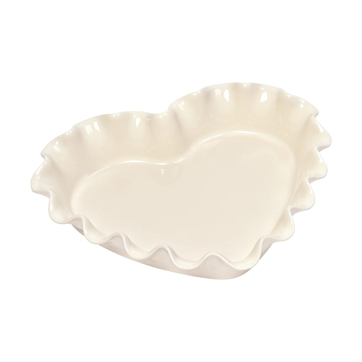 Emile Henry pajform hjärta 1,5 L - Cream - Emile Henry