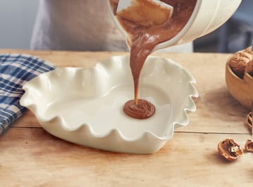 Emile Henry pajform hjärta 1,5 L - Cream - Emile Henry