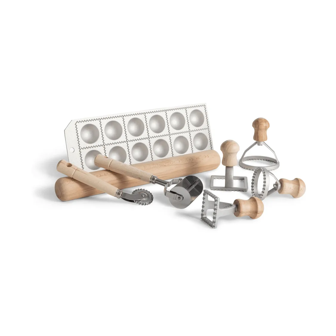 Eppicotispai ravioli- och tortellini pastastartset, Bokträ Eppicotispai