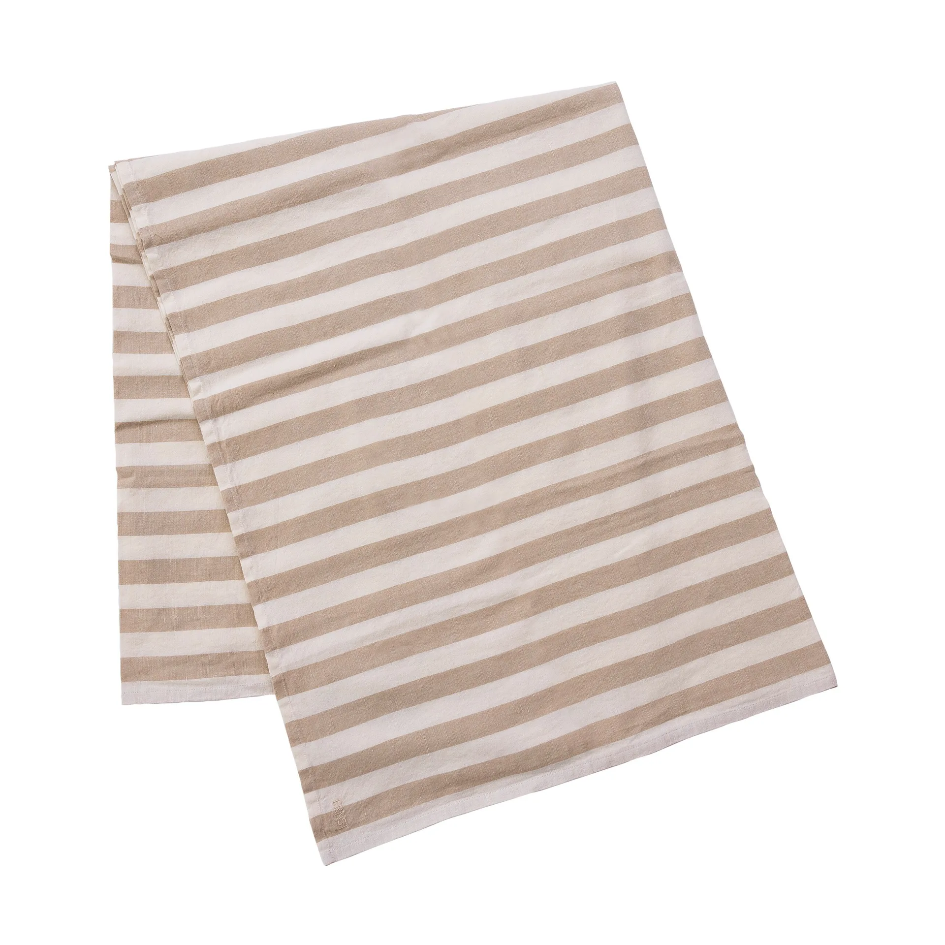 Ernst bordsduk randig 145x240 cm, Beige-vit ERNST