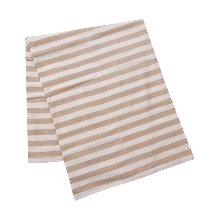 Ernst bordsduk randig 145x240 cm, Beige-vit ERNST