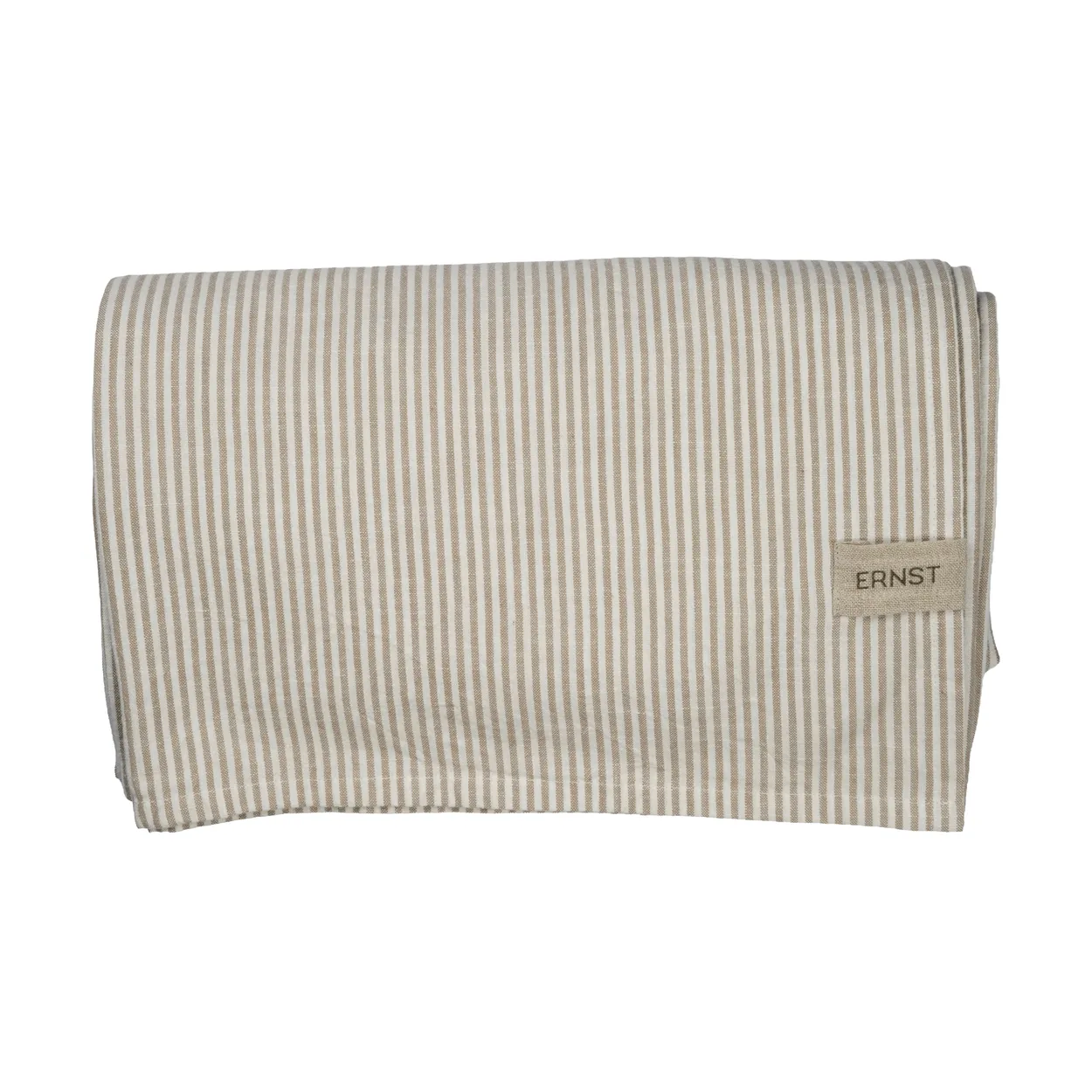 ERNST Ernst bordsduk smala ränder 145×300 cm Beige-vit
