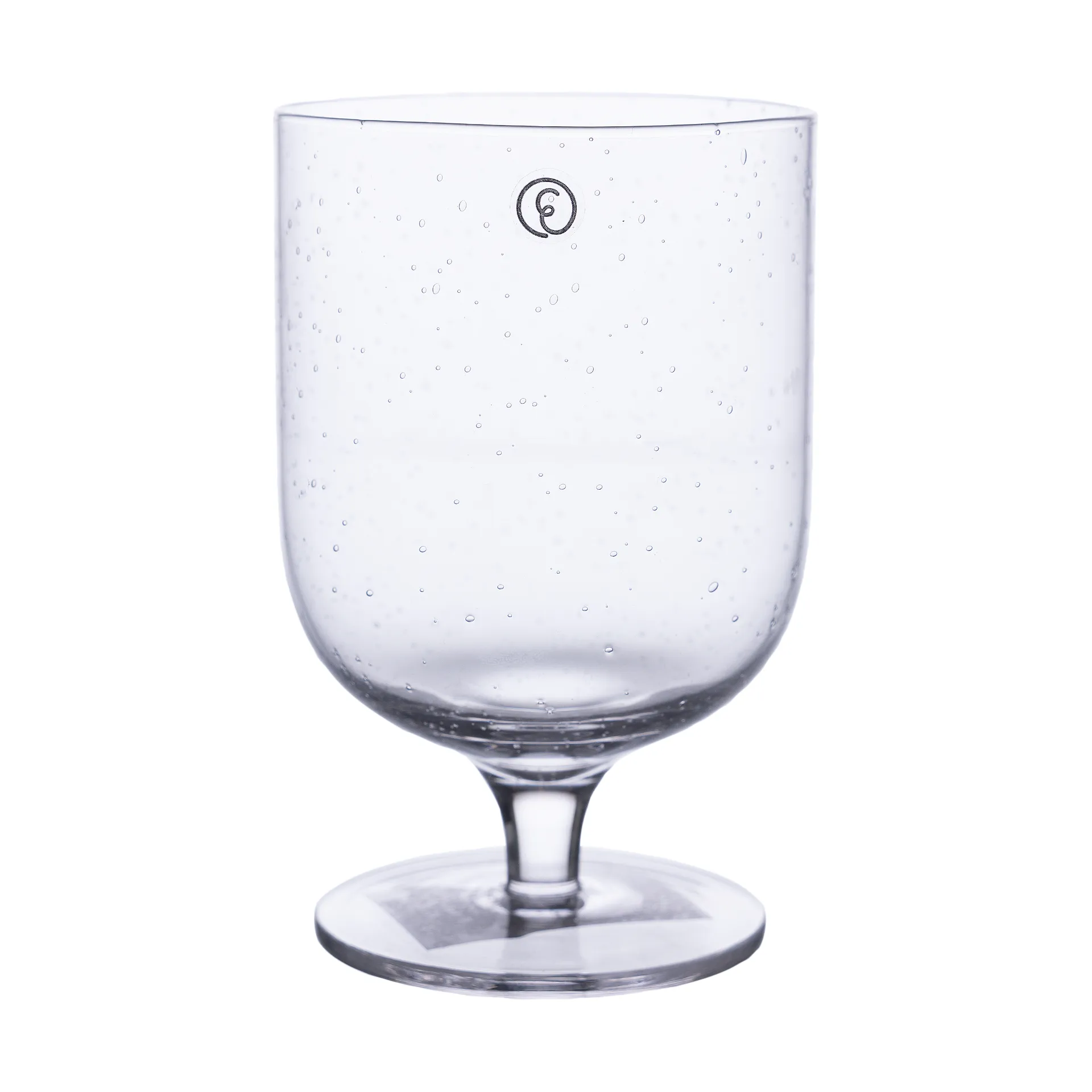 Ernst dricksglas på fot bubbligt glas 30 cl 2-pack, Klar ERNST