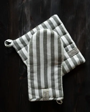 Ernst grytlapp bred rand 23x25 cm - Salvia-vit - ERNST