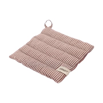 ERNST Ernst grytlapp randig 23×25 cm Röd-beige