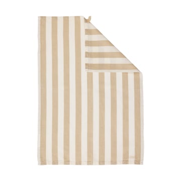 ERNST Ernst kökshandduk bredrandig 47×70 cm Beige-vit