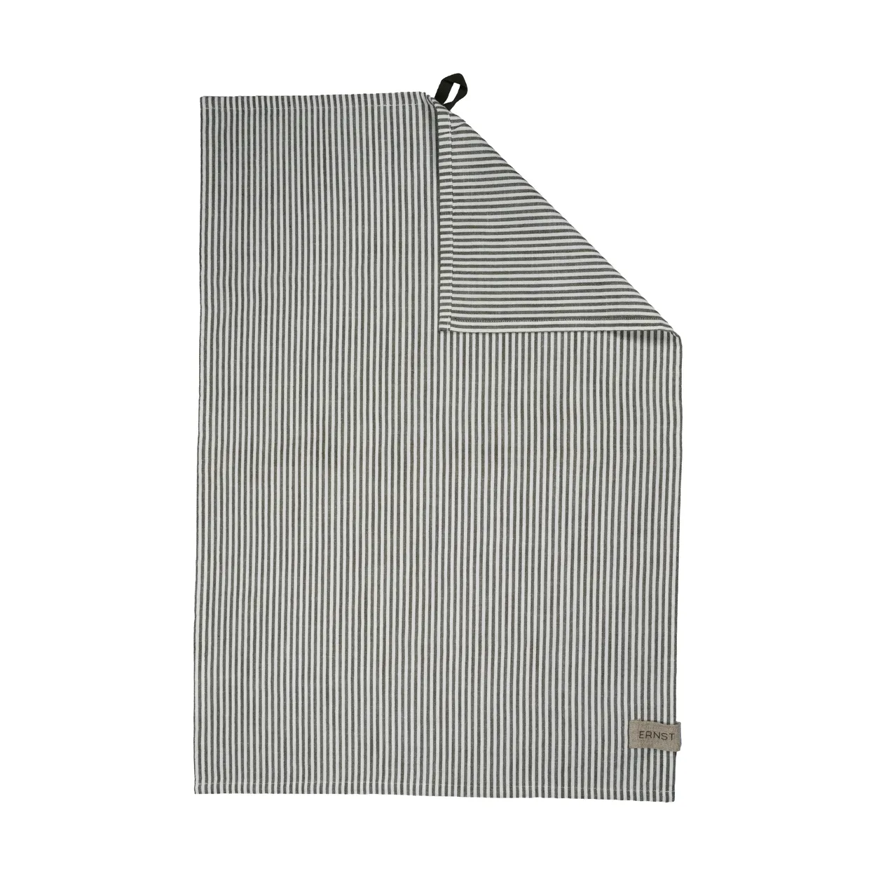 ERNST Ernst kökshandduk smalrandig 47×70 cm Salvia vit