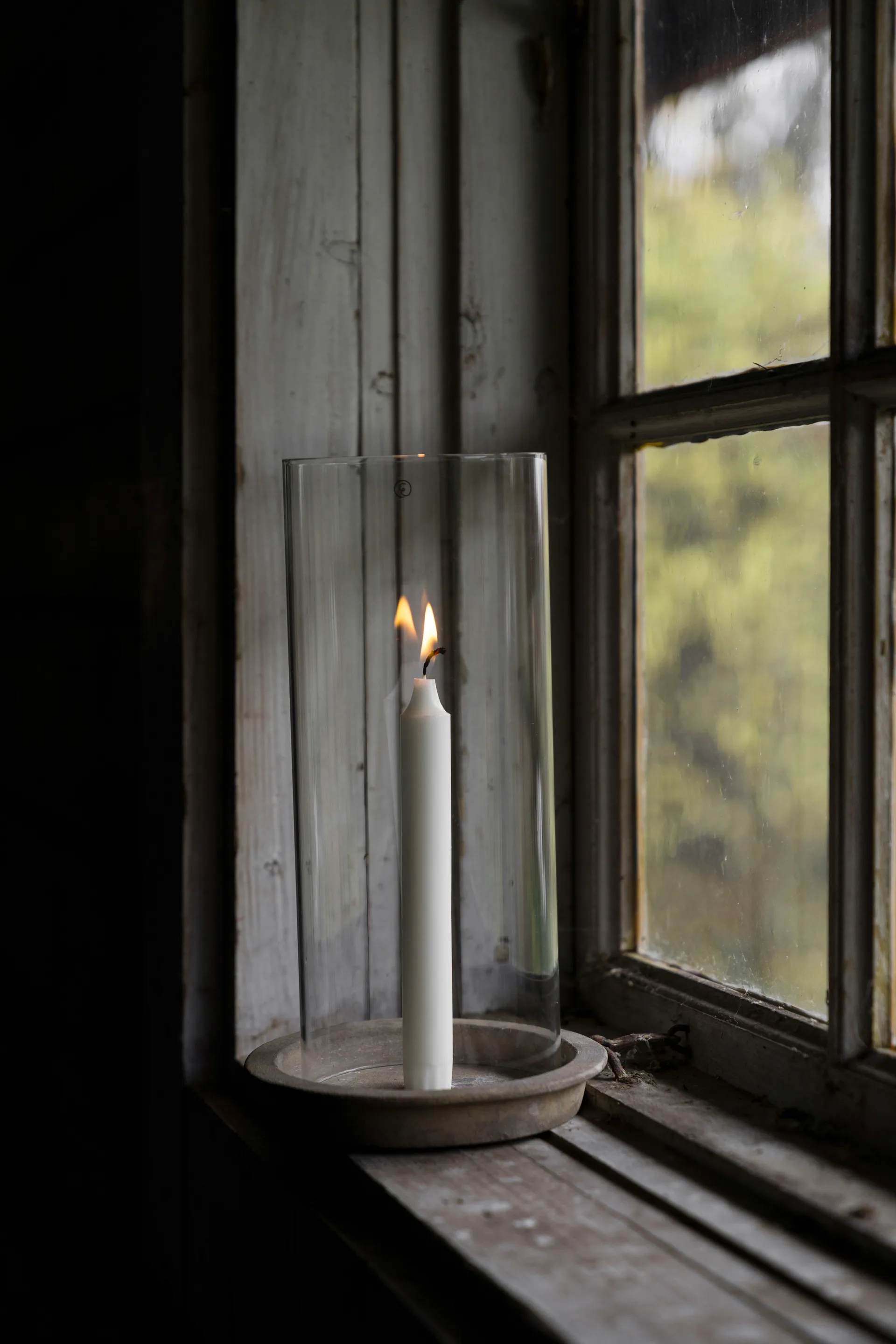 Ernst ljusfat-ljuslykta inkl glascylinder 30 cm, Terracotta ERNST