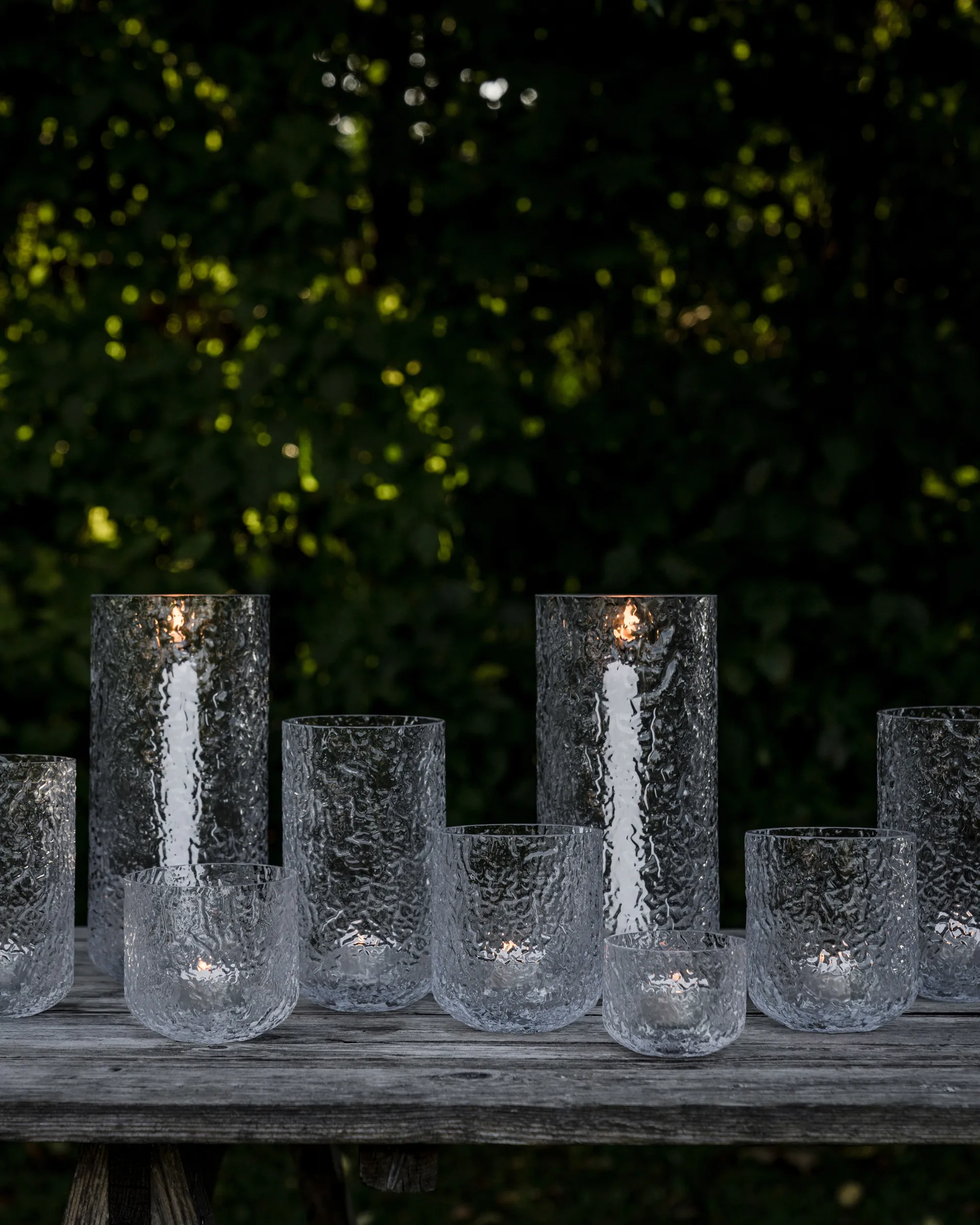 Ernst ljuslykta för kronljus mönstrad, Ø11x25 cm ERNST