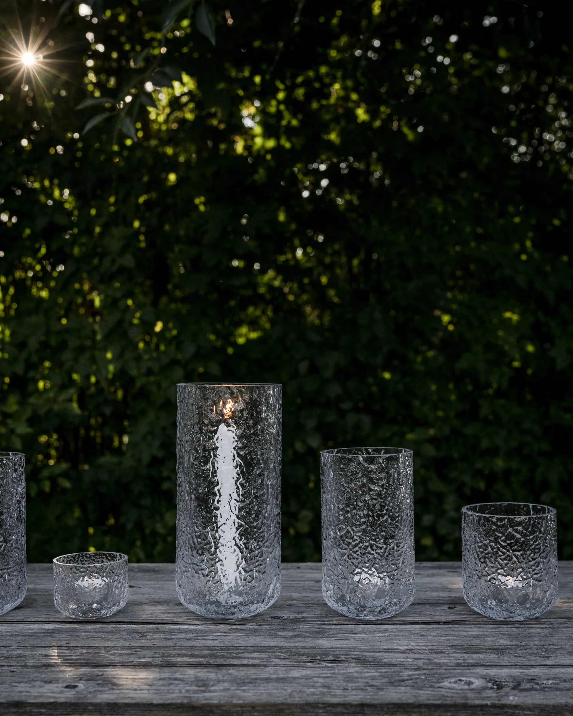 Ernst ljuslykta för kronljus mönstrad, Ø11x25 cm ERNST