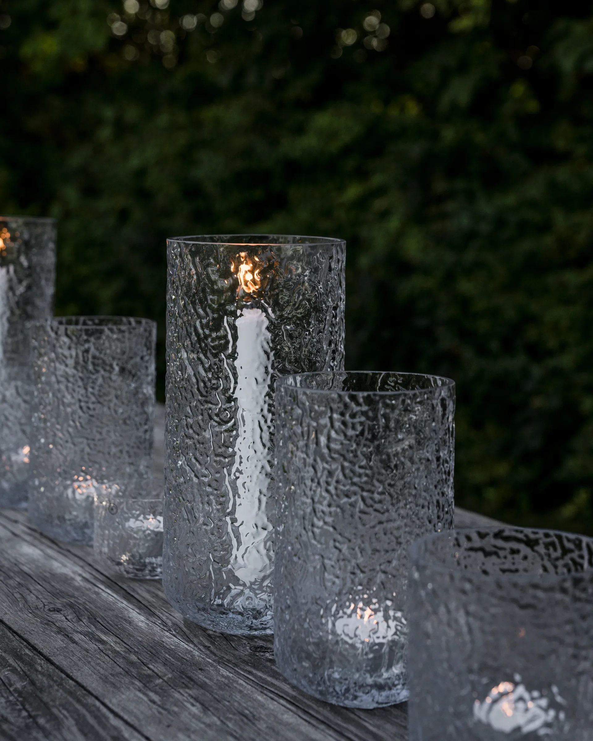 Ernst ljuslykta för kronljus mönstrad, Ø11x25 cm ERNST