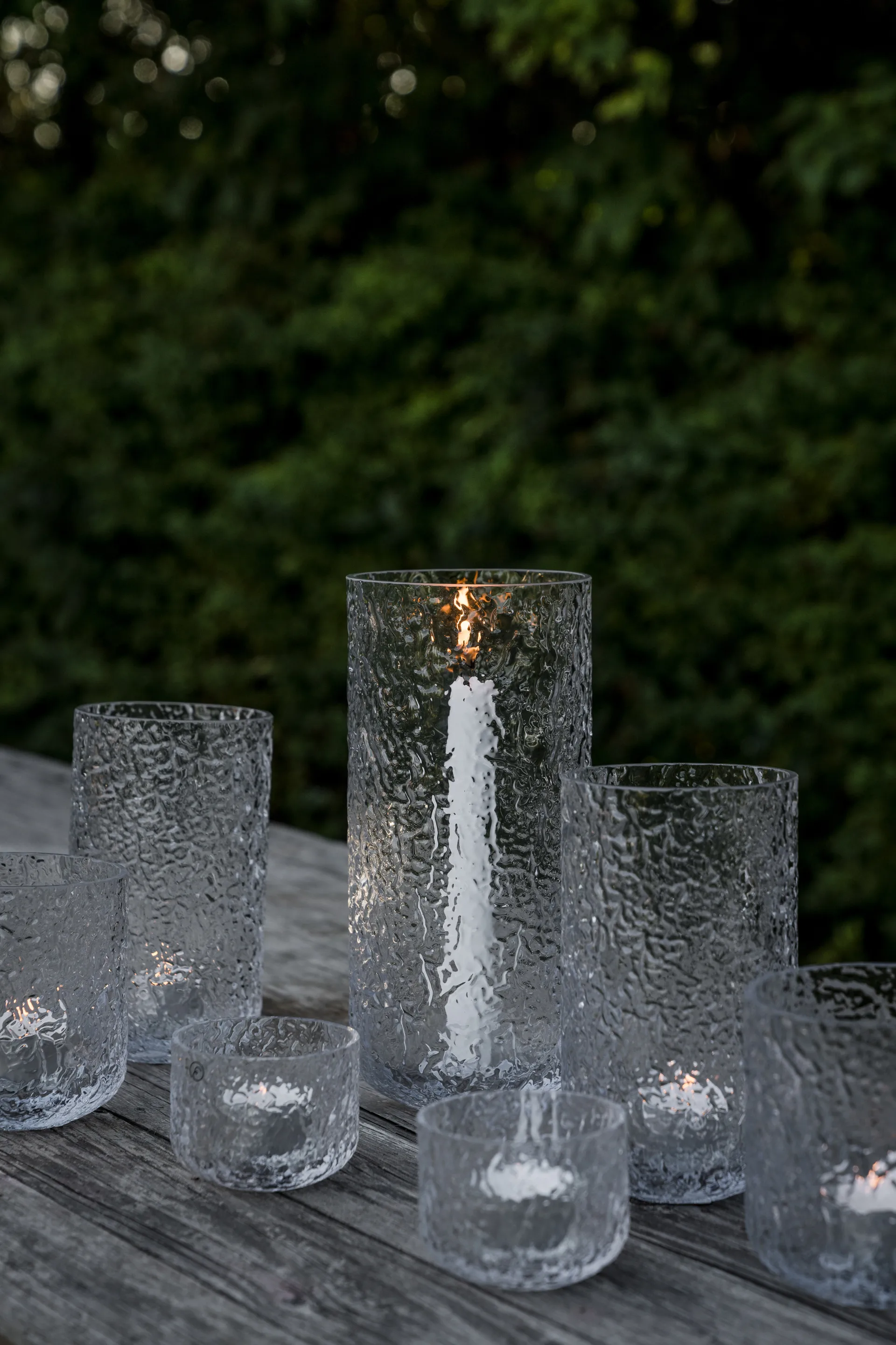 Ernst ljuslykta för kronljus mönstrad, Ø11x25 cm ERNST