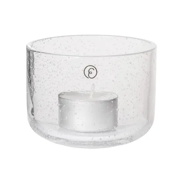 Ernst ljuslykta i glas - Ø8x6 cm - ERNST