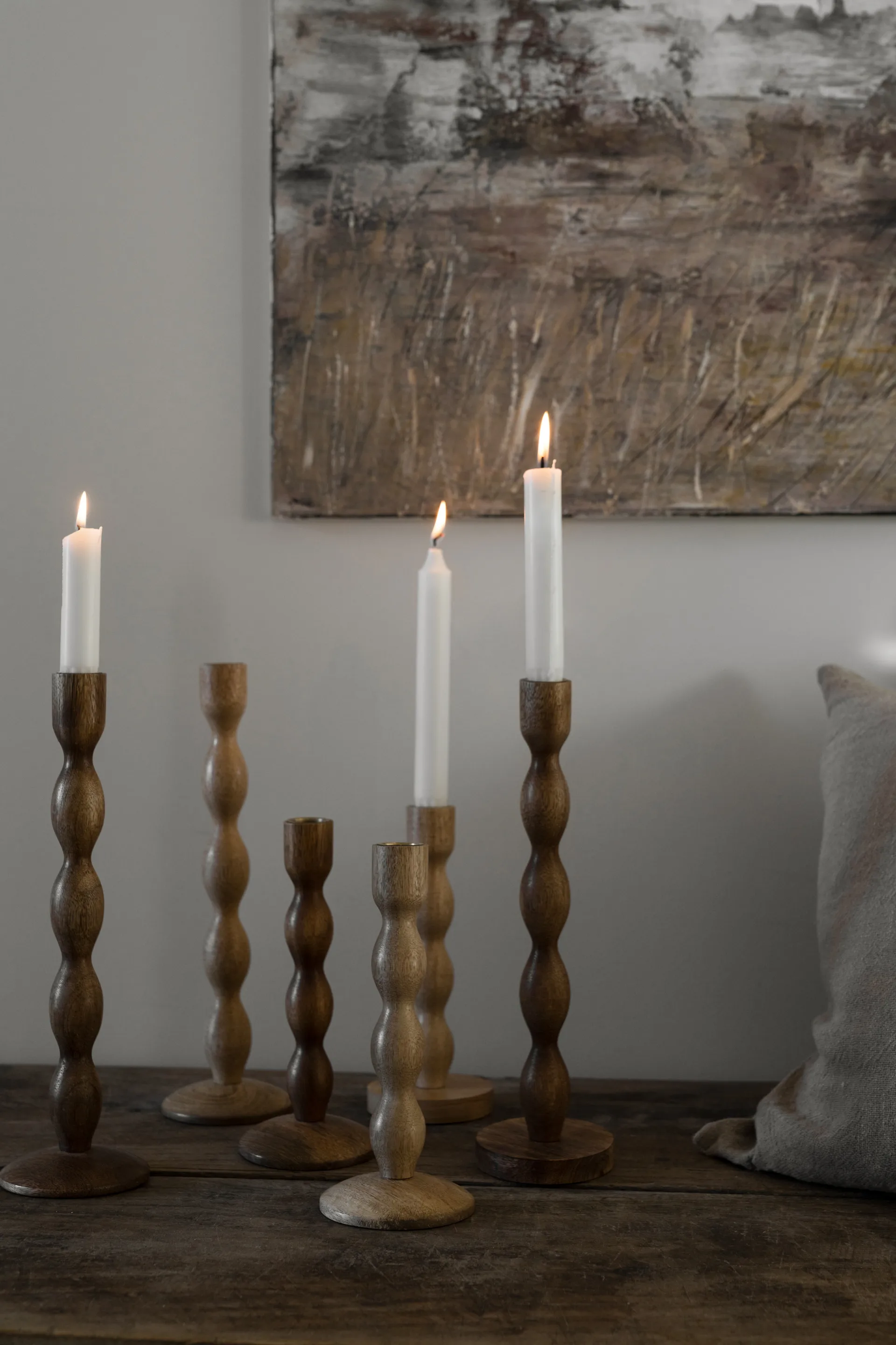 Ernst ljusstake Ø9x21 cm, Natur ERNST