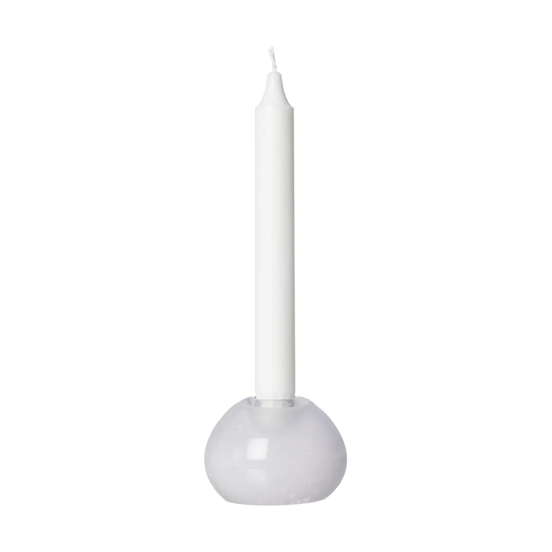 Ernst ljusstake glas Ø7,5 cm, Vit ERNST