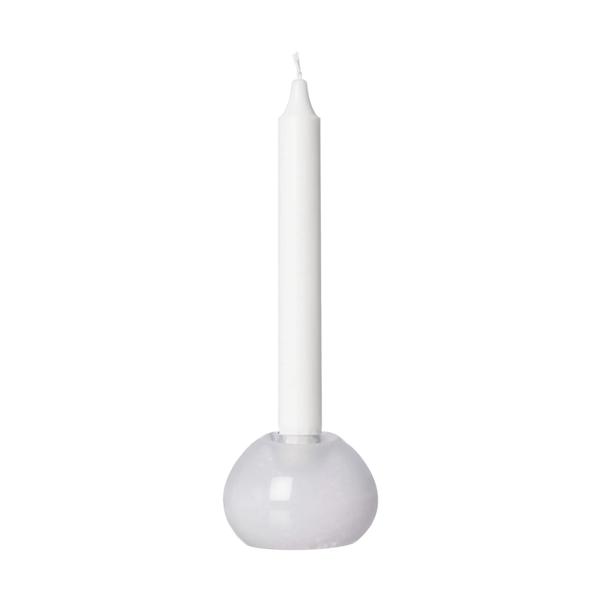 Ernst ljusstake glas Ø9 cm, Vit ERNST
